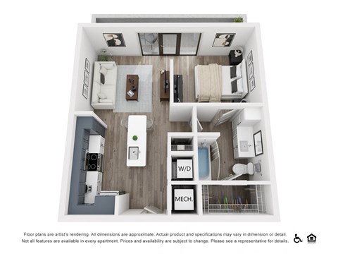bedroom floor plan | apartments in pittsburgh pa | the alden